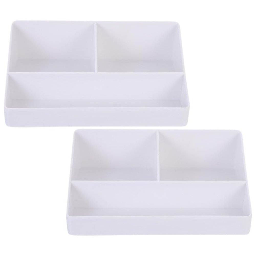UPKOCH 2pcs Tea Bag Organizer Compartments Multifunctional Storage Box for Tea Bags Sugar Packets and Items for Home Cafes and Restaurants Design