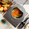 Airthereal Revive Electric Kitchen Composter with Visual Cover, Upgraded SHARKSDEN Tri-Blade, Turn Food Waste and Scraps into Natural Fertilizer for Plants, R500-V, Grey view 2