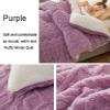 FDISDIFH Thickened Super Soft Insulation Hibiscus Winter Quilt, Imitation Cashmere + Hibiscus Double Fabrics, Breathable Warmth Fluffy Plush Sided Velvet Blanket (A 220x240cm/86.6x94.5in(5kg)) view 4