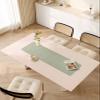 Sage Green Geometric Heat Resistant Table Runner Long, Table Countertop Protector Waterproof Non-Slip Decorative Heat Proof Place Mat for Kitchen Dining Room Modern Casual Creative Stripes 40'' x 12'' view 2