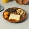AemcA Fruit Plate, Walnut Fruit Plate, Snack Fruit Plate, for snack fruit placement in living room, dining table view 4