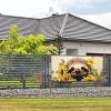 Sloth Sunflower Banner Holiday Backdrop for Outdoor Happy Birthday Decorations Yard Signs Christmas Banners Fence Hanging Flag Home Decoration for Party Wedding Business view 4