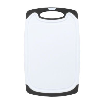 5.9X9.8 inch High-Density Plastic Mini Cutting Board with Built-In Handle - Easy to Clean, Non-Slip Chopping Board for Kitchen - BPA-Free Small Cutting Board and Dishwasher Safe Design