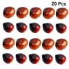 ARTIBETTER 40 pcs Foam Chestnuts Vase Filler Chestnut Background Lifelike Simulation Acorn Fruit Table Scatter Photography Prop Christmas China Artificial view 2