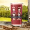 Personalized Tumbler For Dad Grandpa From Family Friends Dear Dad Forget Christmas Love You Everyday 4 Kids Crossed Arms Custom Name 20oz With Lid Travel Cup Gifts For Dad On Birthday view 3