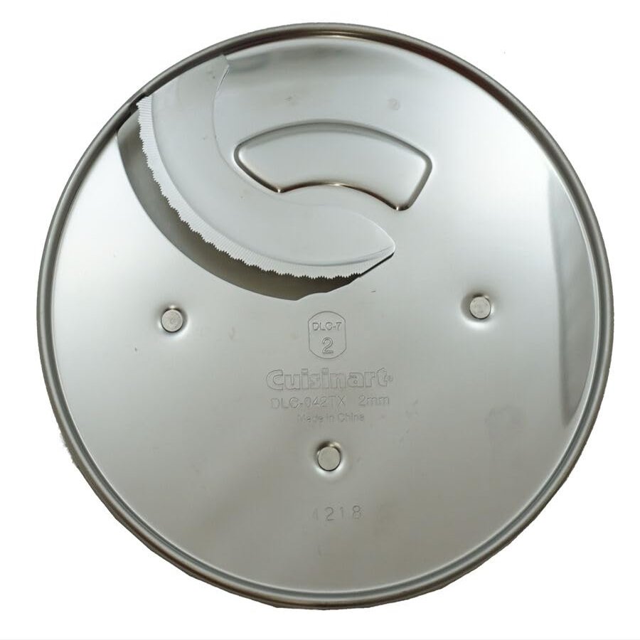 Food Processor 2 mm Thin Slicing Disc Replacement for DFP-14, DLC-042TX-1