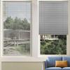 Custom Cordless Venetian Horizontal Blinds - No Drill No Tools Blinds Easy Installation for Window Treatment, 1" Aluminum Slats Shutter Blinds, Privacy & Light Control, 35 1/2" W x 52" L, Grey view 1