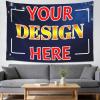COWDIY Custom Tapestry for Wall Personalized Room Decor Wall Tapestry with Logo for Bedroom Wedding Backdrop Poster Home Decor 60 x 40 Inch view 1