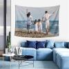 COWDIY Custom Tapestry for Wall Personalized Room Decor Wall Tapestry with Logo for Bedroom Wedding Backdrop Poster Home Decor 60 x 40 Inch view 2