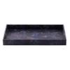 Benjara BM302624 25 in. Gold Map Design Rectangular Decorative Trays Deep Blue - Set of 2 view 2