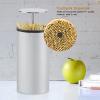 Gavigain Toothpick Holder Dispenser - Automatic Stainless Steel Toothpick Dispensers,for Kitchen Restaurant Sturdy Safe Container Toothpick Holder. view 2