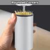 Gavigain Toothpick Holder Dispenser - Automatic Stainless Steel Toothpick Dispensers,for Kitchen Restaurant Sturdy Safe Container Toothpick Holder. view 3