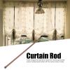 Standard Decorative Window Curtain Rods 21.6in,Telescopic Spring Tension Rod,Heavy Duty Curtain Rods,Thicken Sturdy Drapery Rods,Single Telescoping Window Curtain Rod view 2