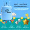 Airloons Helium Balloon Kit with 4 Pack 7.5 Cu Ft Tank - Includes 120 Multicolor 9 in Latex Balloons, Ribbon & Easy to Fill Nozzle - Easy Setup for Birthdays, Weddings, Baby Showers, DIY Party Dcor view 2