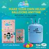 Airloons Helium Balloon Kit with 4 Pack 7.5 Cu Ft Tank - Includes 120 Multicolor 9 in Latex Balloons, Ribbon & Easy to Fill Nozzle - Easy Setup for Birthdays, Weddings, Baby Showers, DIY Party Dcor view 4