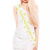 JOYMEMO I Found My Main Squeeze Sash - Lemon Bridal Shower Decorations, Yellow Lemon Soft Satin Bridal Shower Sash, Bachelorette Engagement Party Supplies view 1