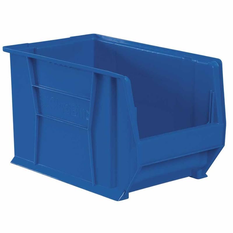 Shelving Inc. 20" d x 12"w x 12" h Super-Size Akro Bins Storage Bins, Blue, 2 Count
