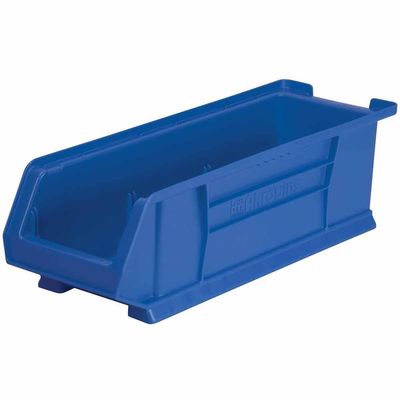 Shelving Inc. 24" d x 8"w x 7" h Super-Size Akro Bins Storage Bins, Blue, 4 Count