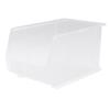 Shelving Inc. 18"d x 11"w x 10"h Akro Bins Stacking Storage Bins, Clear, 6 Count view 1