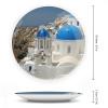 6" Decorative Plate Santorin Greece Architecture Round Ceramic Plate with Display Stand Modern Porcelain Table Plate Wall Hanging Decoration for Home Office Collectible Art Souvenir view 2