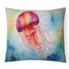 Caroline's Treasures DAC2791PW1216 Jellyfish Throw Pillow Machine Washable, Indoor Outdoor Decorative Pillow for Couch, Bed or Patio, 12HX16W view 1