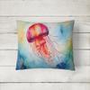 Caroline's Treasures DAC2791PW1216 Jellyfish Throw Pillow Machine Washable, Indoor Outdoor Decorative Pillow for Couch, Bed or Patio, 12HX16W view 2