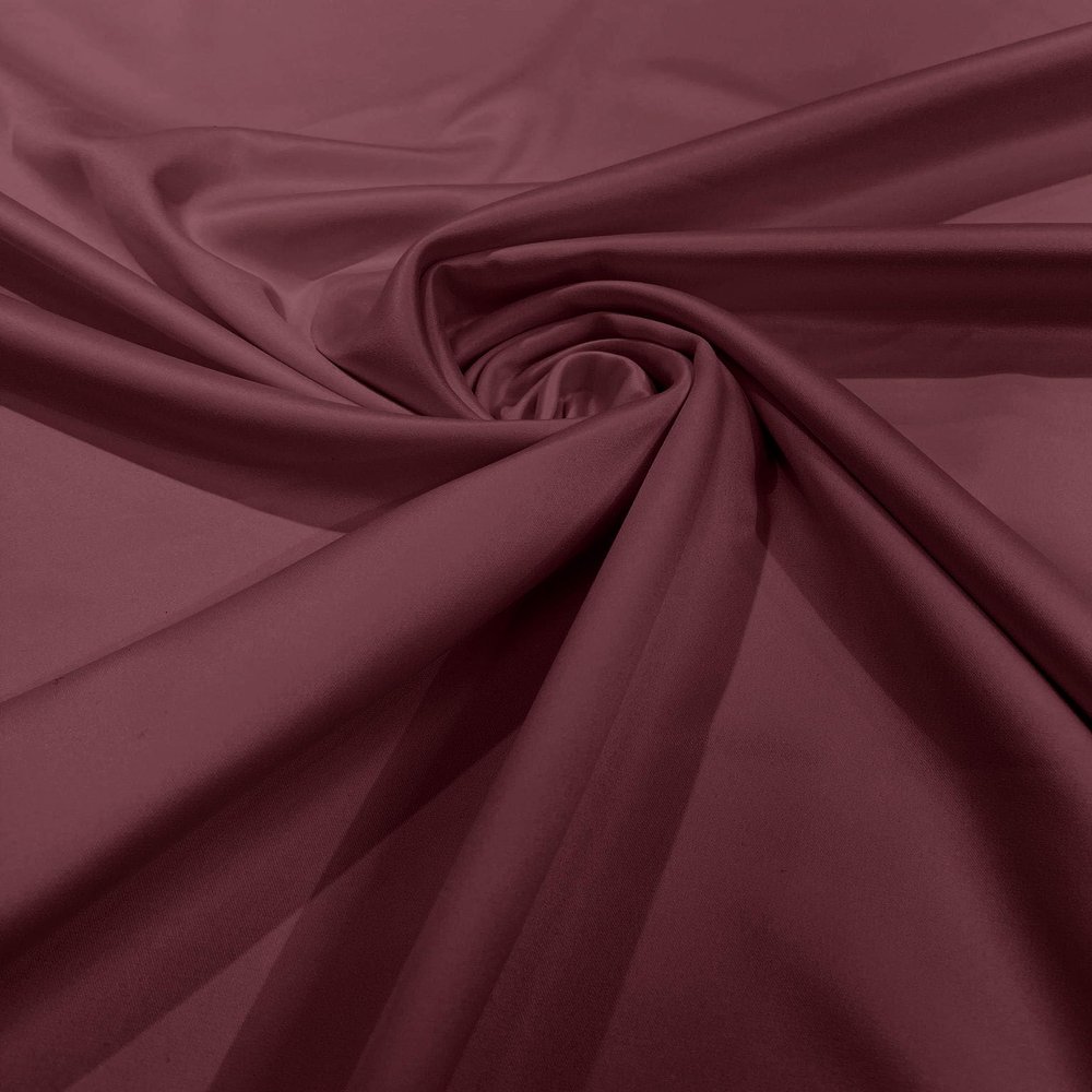 Backdrop King Inc, Matte L'Amour Satin (Peau de Soie) Duchess Fabric Bridesmaid Dress 58"-60" Wide Costume/Wedding (Rose, 3 Yards)