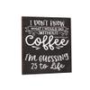 JennyGems I Don t Know What I Would Do Without Coffee Funny Fridge Magnets, 3 x 3 Inches, Kitchen Refrigerator Magnets, Made in USA view 1