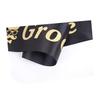 OKUMEYR 3pcs Groom Sash Letter Printing for Bachelor Party Comfortable and Festive Etiquette Belt for Wedding Celebrations view 2