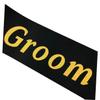 OKUMEYR 3pcs Groom Sash Letter Printing for Bachelor Party Comfortable and Festive Etiquette Belt for Wedding Celebrations view 3