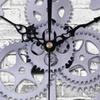 ARTIBETTER 1pc Wall Clock Creative Decorative Analog Clock for Living Room Bedroom and Kitchen Silent Non-Ticking Design Silver Finish view 3