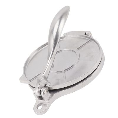 Tortilla Press, Multifunctional Efficient Tortilla Maker Safe for Kitchen (16cm Silver)