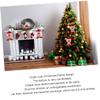 jojofuny 1pc Fish Shape Socks Hanging Pendant for Christmas Decorations Festive Party Accessory for and Porch Adorable Bag Christmas Pattern Design view 3
