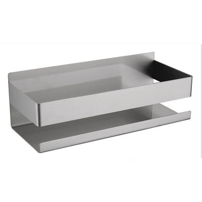 BAHELS Shower Caddy Self-adhesive Stainless Steel Shower Shelf, Kitchen and Bathroom Storage Shelf, Without Hole Installation Bathroom Shelf Bathroom Organizer
