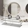 BAHELS Shower Caddy Stainless Steel Storage Bracket, Suction Cup Deep Bath Wall Mount Shelf Shampoo Shower Gel Holder Bathroom Accessories Bathroom Organizer view 2