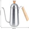 Coffee Pot,Professional Stainless Steel Coffee Pot Water Kettle Tea Pot for Home Coffee Shop Use view 4
