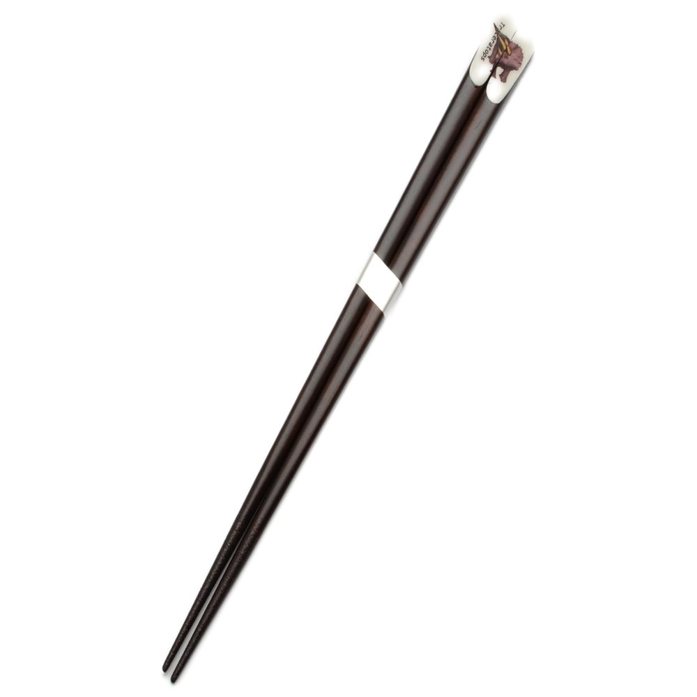 Aoba 262893 Chopsticks, Dinosaur Triceratops, 9.1 inches (23 cm), Made in Japan