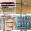 Amunpitic Portable Closet Wardrobe, Fabric Wardrobe with Hanging Rods, Wardrobe Closet for Bedroom, Living Room Easy to Assembly, for Hanging Clothes view 4
