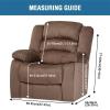 4-Pieces Velvet Stretch Recliner Cover, Sofa Cover, Arm Slipcover, Furniture Pector for 1 Cushion Sofa Slipcovers Thick Soft Washable Furniture Covers with Elastic Bottom (Navy) view 4