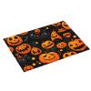 Halloween Dish Drying Mat - Reversible Microfiber Design - Absorbent And Versatile Kitchen Essential 24x18 Inch view 2