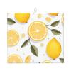 Yellow Lemon Dish Drying Mat - Reversible Microfiber Design - Absorbent And Versatile Kitchen Essential 18x16 Inch view 1