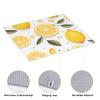 Yellow Lemon Dish Drying Mat - Reversible Microfiber Design - Absorbent And Versatile Kitchen Essential 18x16 Inch view 4