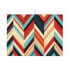 Vintage Sawtooth Dish Drying Mat - Reversible Microfiber Design - Absorbent And Versatile Kitchen Essential 24x18 Inch view 1