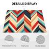 Vintage Sawtooth Dish Drying Mat - Reversible Microfiber Design - Absorbent And Versatile Kitchen Essential 24x18 Inch view 4