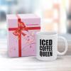 Estiyond Iced Coffee Queen 11 Oz Coffee Mug - White Mugs Great For Kitchen Set, Travel, And Hot Tea, Hot Chocolate,Retro Coffee Cups With Handle view 4