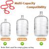 Dexspoeny 2Pcs Carboy Handle, Portable Glass Carboy Handle, Adjustable Heavy Duty Carboy Holder for Smooth Neck 3 Gallon 5 Gallon 6 Gallon 6.5 Gallon, Home Brewing Essential Wine Fermenter Handle view 3