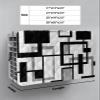 Indoor Air Conditioner Covers, Modern Art Geomrtry Black and White Gray Block Durable Insulation AC Covers for Inside Window Unit with Elastic Strap 25 x 18 x 3.5 inches view 2