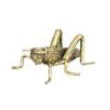 Solid Brass Lucky Cricket Figurines Miniatures Desktop Ornaments Retro Animal Small Statue Crafts Rustic Fireplace Hearth Mantle Decor(2) view 1