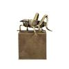 Solid Brass Lucky Cricket Figurines Miniatures Desktop Ornaments Retro Animal Small Statue Crafts Rustic Fireplace Hearth Mantle Decor(2) view 4