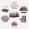 Lumimi Towels 6 Piece Multicolour Soft Microfiber Bath Towel Set Incredibly Absorbent Lightweight Quick Dry and Durable, 55" L x 27" W, 6 Pack White Dark Light Grey view 2